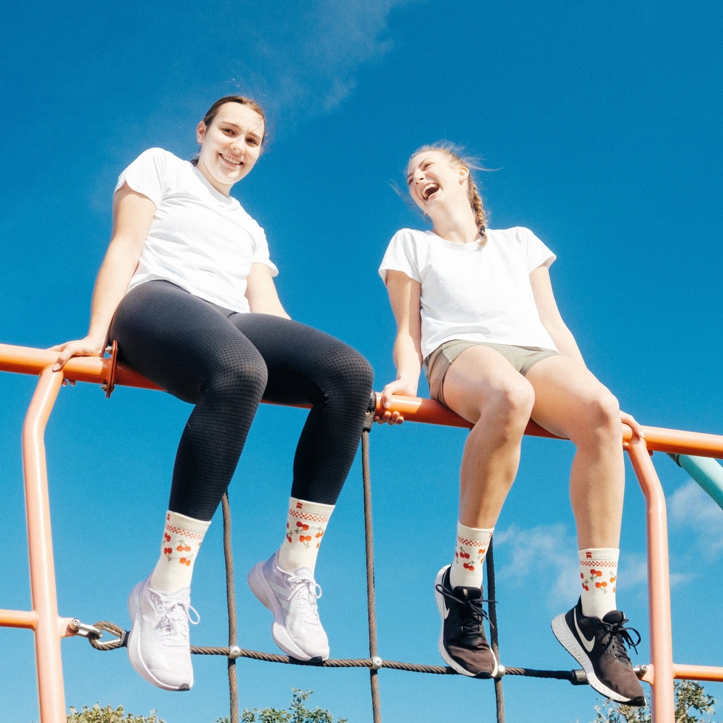 Cherry - Half - Crew Height Socks - 1223015031 - Gilnokie