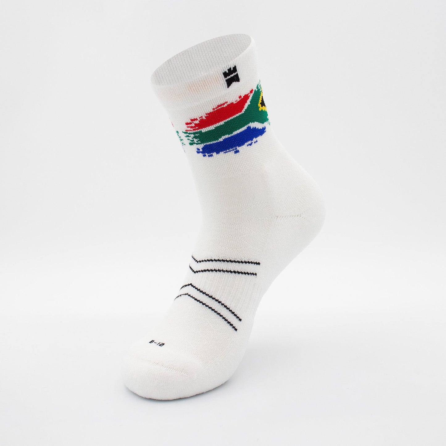 SA Flag - Half - Crew Height Socks - Gilnokie