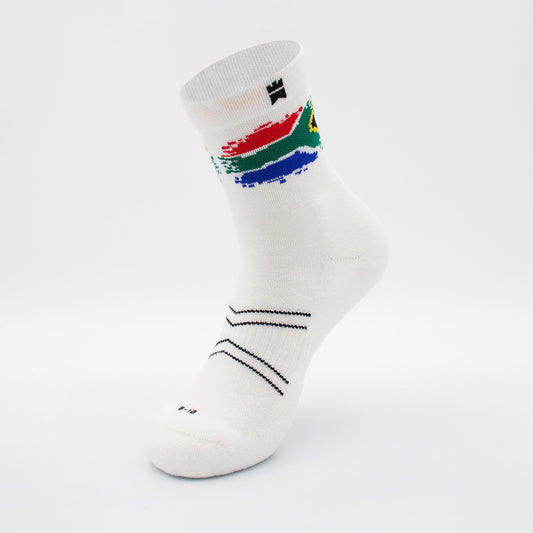 SA Flag - Half - Crew Height Socks - Gilnokie