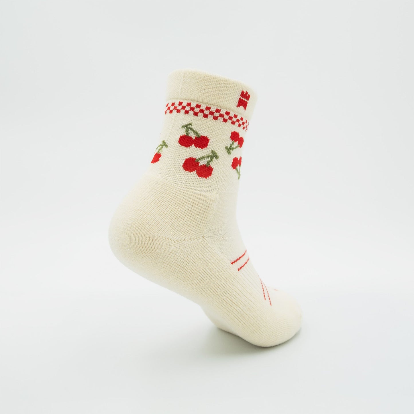 Cherry - Half - Crew Height Socks - 1223015031 - Gilnokie