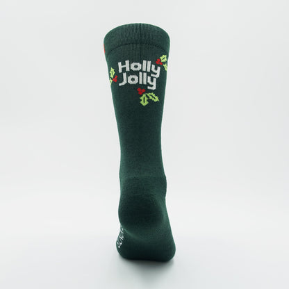 Christmas Holly Jolly - Crew Height Sock (2 Colours) -  - Gilnokie