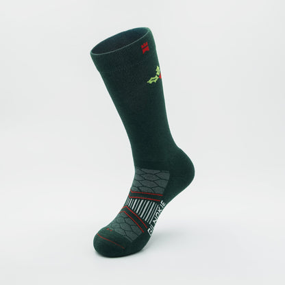 Christmas Holly Jolly - Crew Height Sock (2 Colours) -  - Gilnokie