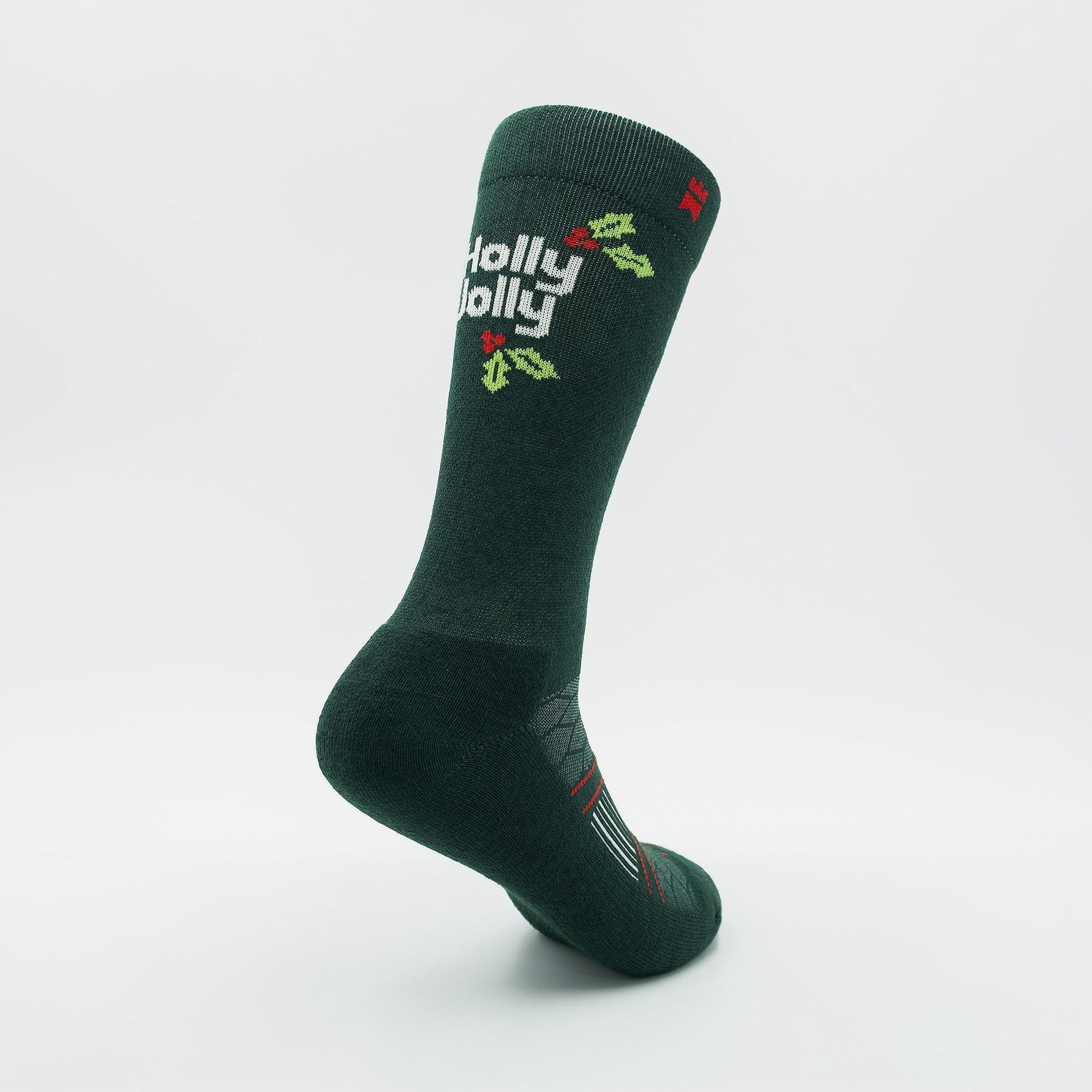 Christmas Holly Jolly - Crew Height Sock (2 Colours) -  - Gilnokie