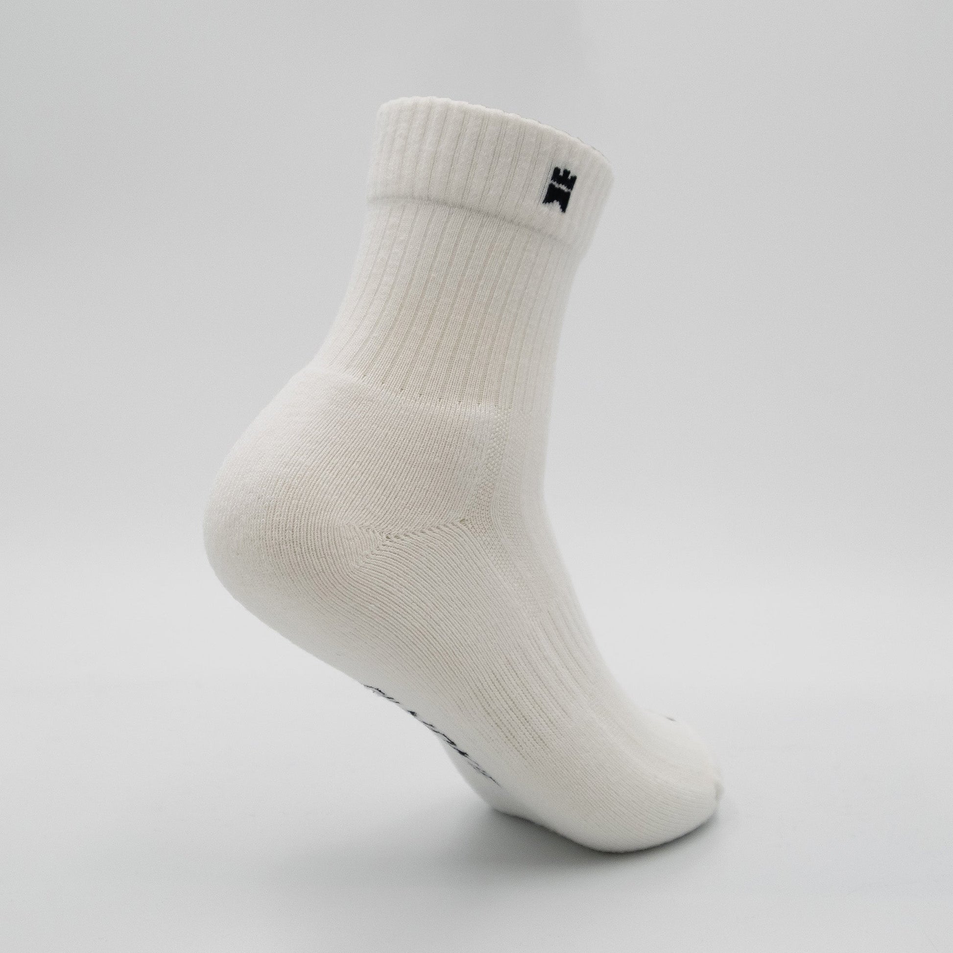 Ribbed Trainers - Half - Crew Height Socks (4 Colours) - T - LPW - W - 2152 - Gilnokie