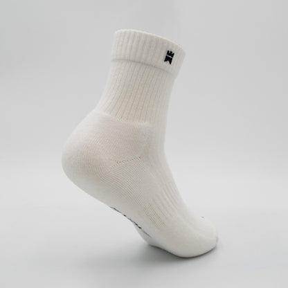 Ribbed Trainers - Half - Crew Height Socks (4 Colours) - T - LPW - W - 2152 - Gilnokie