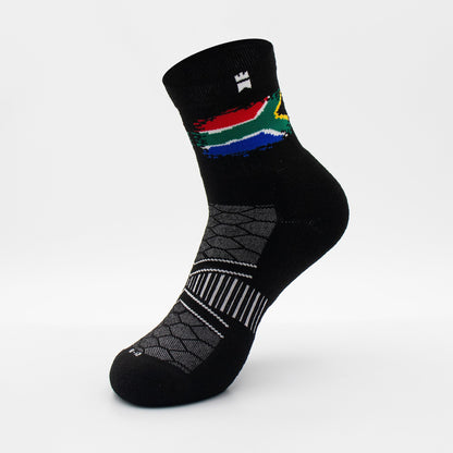 SA Flag - Half - Crew Height Socks - Gilnokie