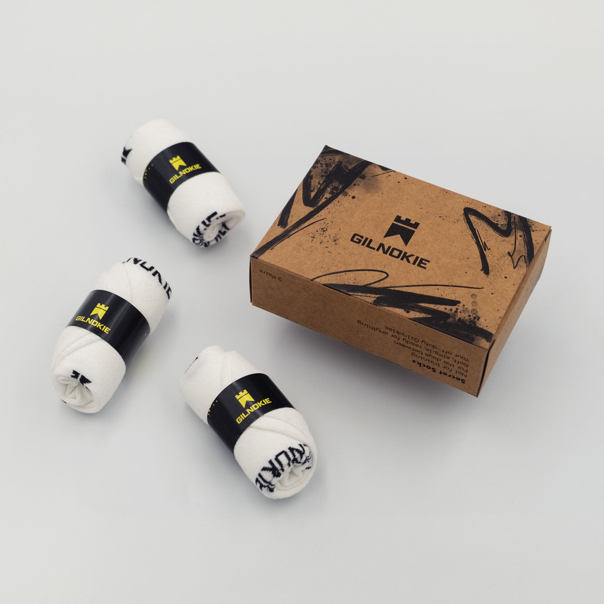 Secret Socks - 3 Pack (2 Colours) -  - Gilnokie